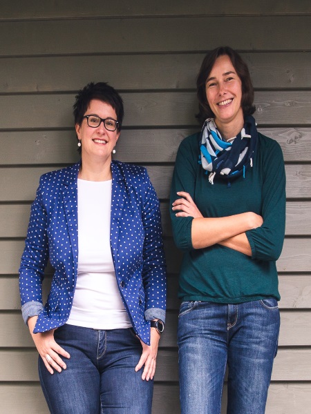 v.l.n.r. Susanne Stump Proejektleitung), Daniela Retzmann (Projektmitarbeiter)