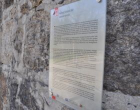 Informationstafel zur Mönchsmauer