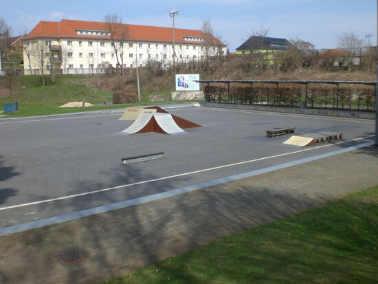 Skakterfläche im Skaterpark