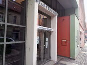 Eingang Stadttheater Kamenz. 