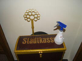Stadtkassebehälter geschlossen. 