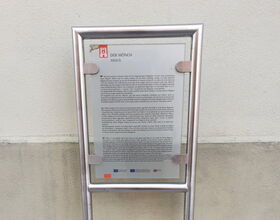 Informationstafel zum Mönch. 
